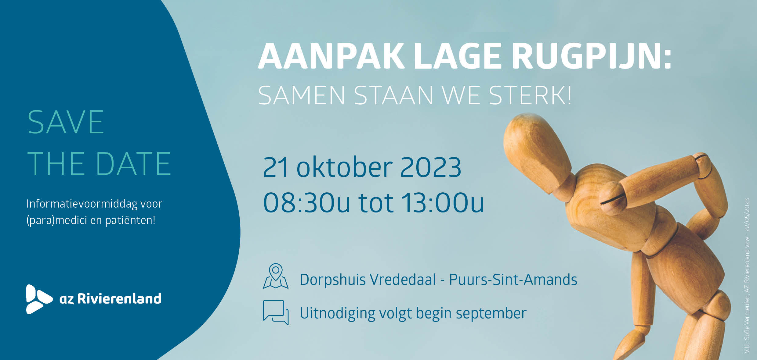 patiëntenvoormiddag lage rugpijn 21 oktober 2023