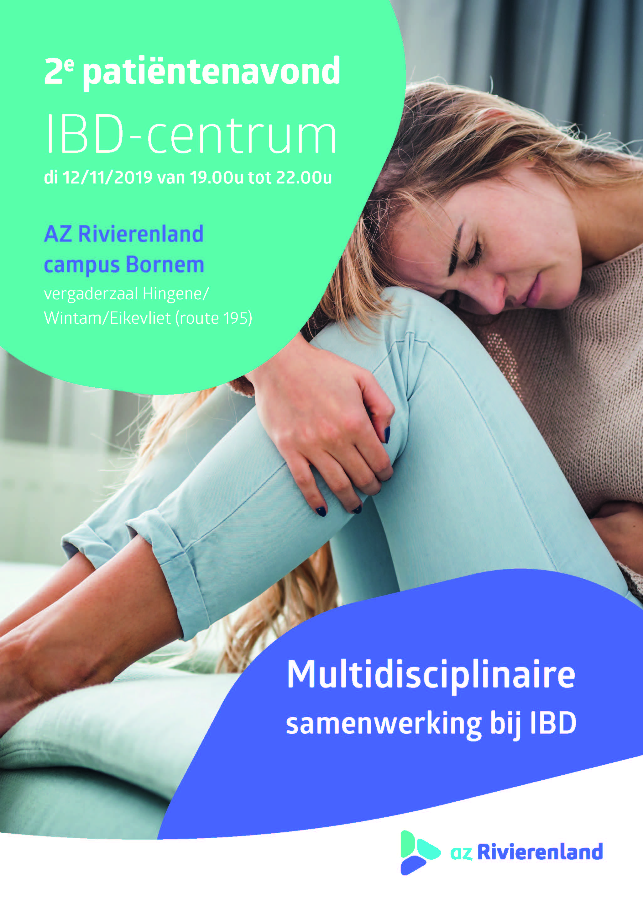 AZ Rivierenland - patiëntenavond IBD flyer pagina 1