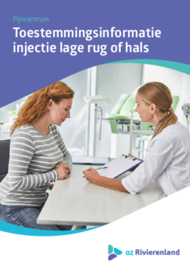 Toestemmingsinformatie injectie lage rug of hals