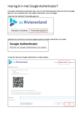 PRIMUZ login met Google Authenticator