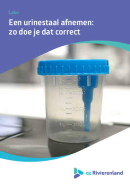 Een urinestaal afnemen