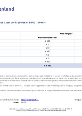 260934 Besnijdenis niet vergoed vanaf 6 jaar